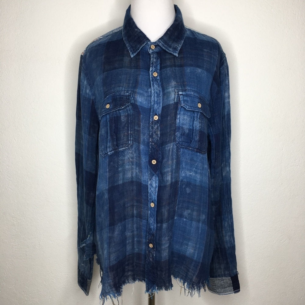 Artisan de Luxe Blue Button Down Shirt Size M